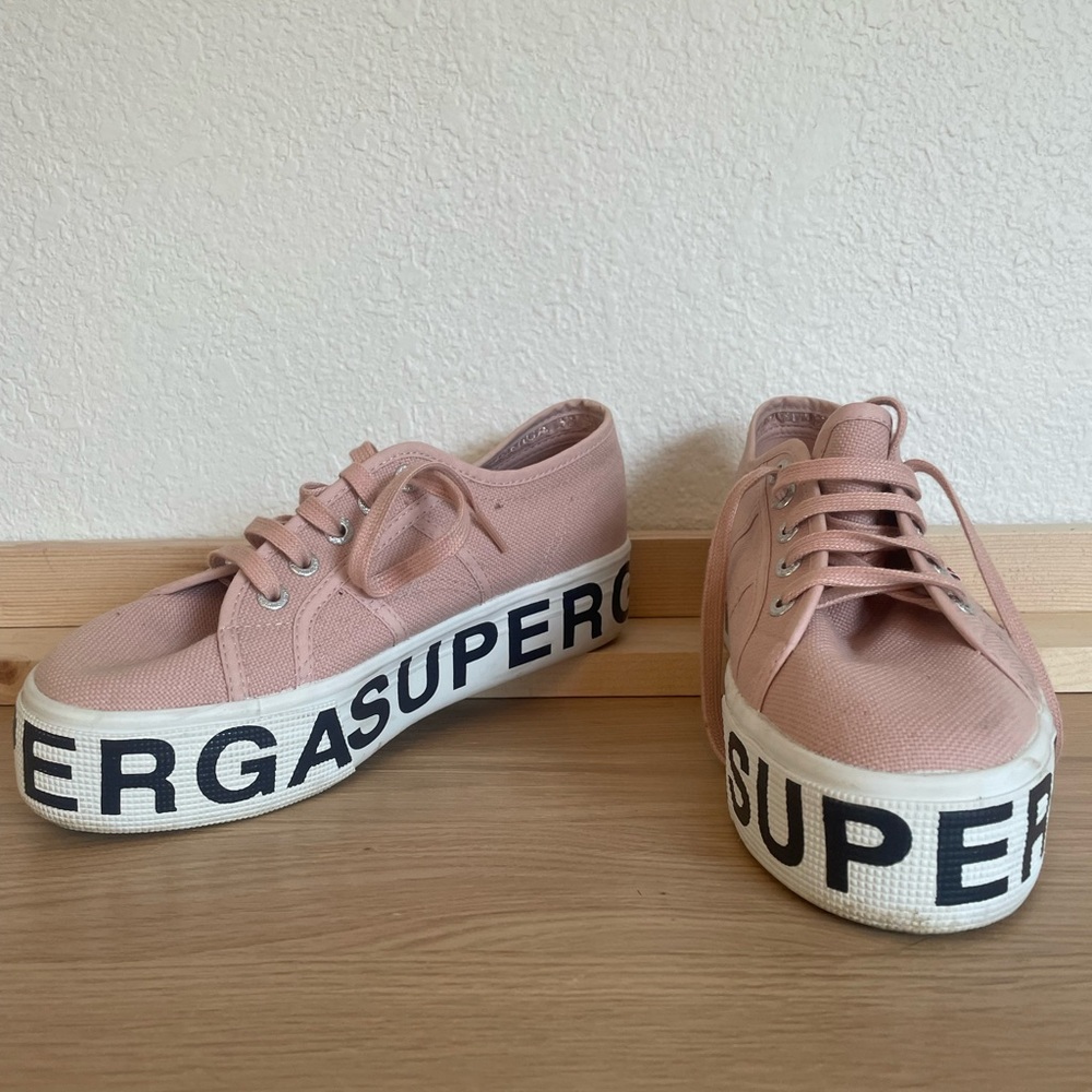 Superga sneakers size 38 worn once!